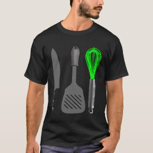 Kitchen Cook Chef Utensils Foodie T-Shirt