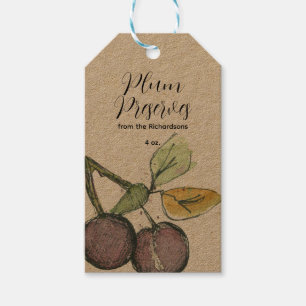 Kitchen Cooking Fruit Canning Jar Tag Label