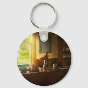 Kitchen - Country - A rural kitchen Key Ring