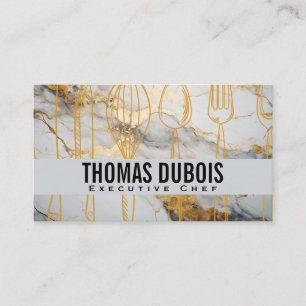 Kitchen Culinary Tools   Marble Business Card