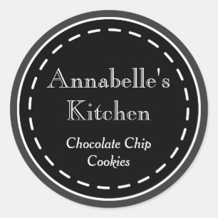 Kitchen Custom Chalkboard Gift Tag Stickers