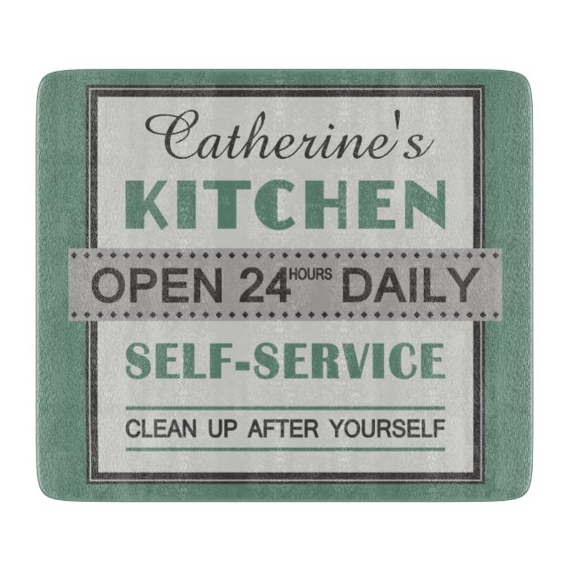Kitchen – custom name – cutting boards (Front)