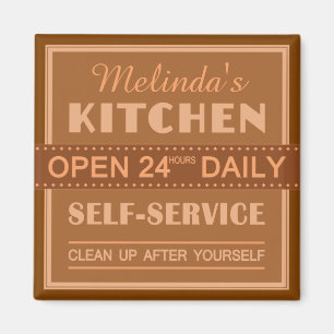 Kitchen – custom name – magnet