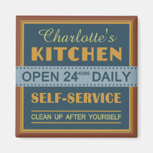 Kitchen – custom name – magnet