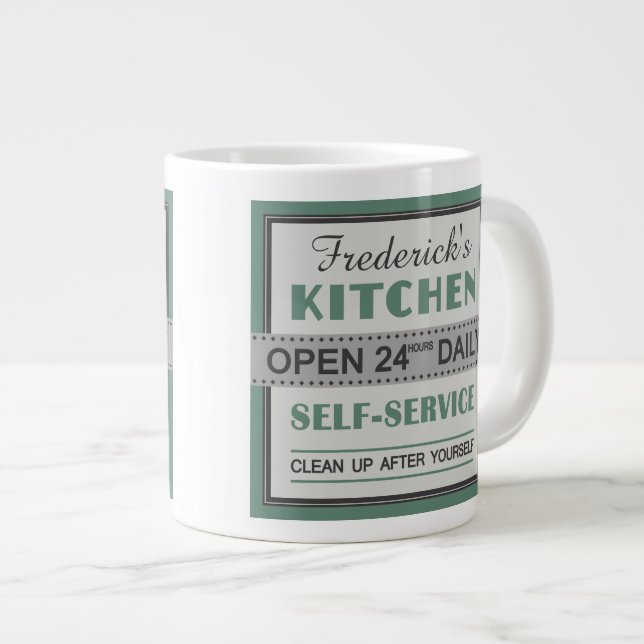 Kitchen – custom name – mugs (Front Right)