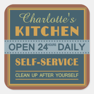 Kitchen – custom name – stickers