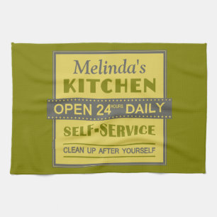 Kitchen – custom name – towel