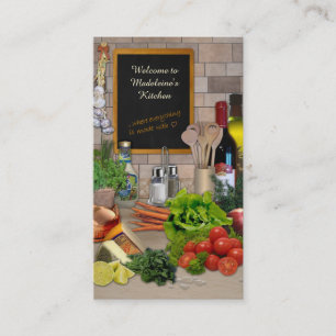 Kitchen (customisable) business card