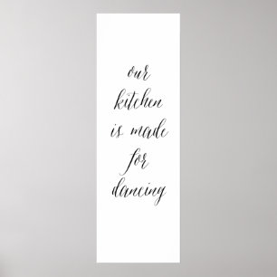 Kitchen Dancing sign 1