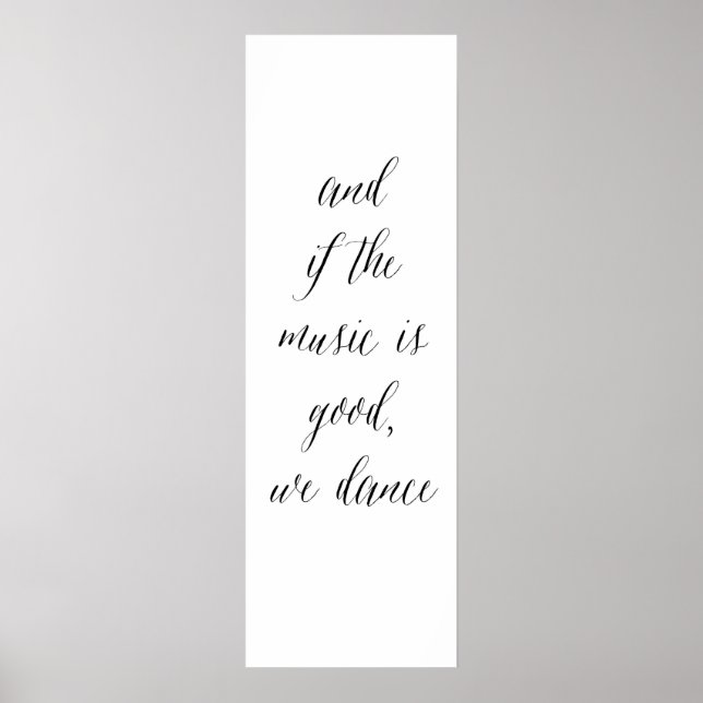 Kitchen Dancing sign 2 (Front)