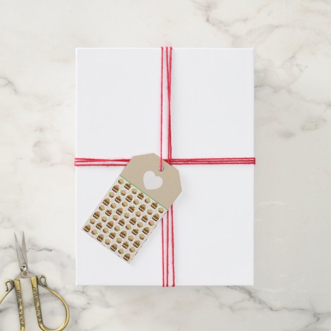 Kitchen Desserts Gift Tag (With Twine)