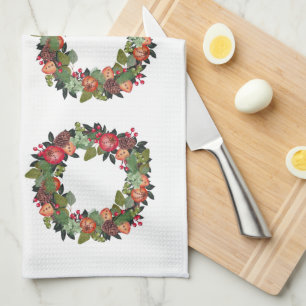 Kitchen Dish Towel, Christmas Design, Home Goods Tea Towel