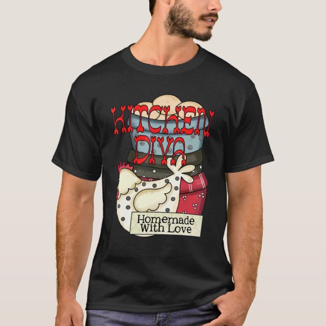 Kitchen Diva Hen T-Shirt (Front)