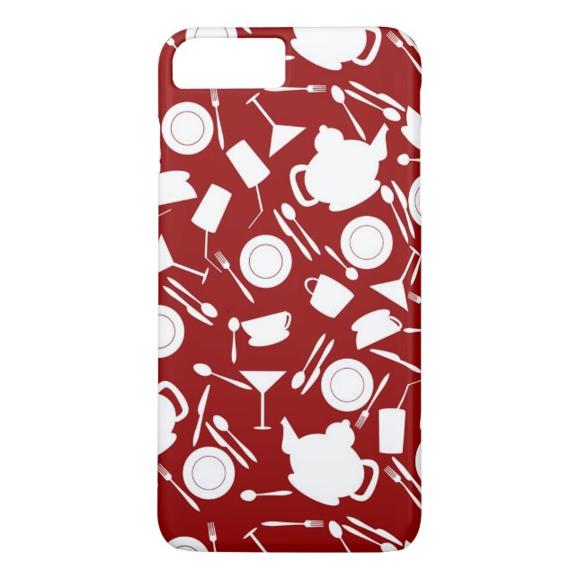 Kitchen Elements Pattern Case-Mate iPhone Case (Back)