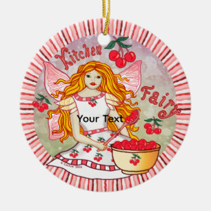 Kitchen Fairy Ceramic Tree Decoration