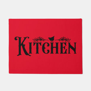 Kitchen Farmhouse Doormat with Chicken