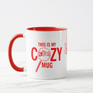 Kitchen Fatty Cosy Mystery Mug Diner Red