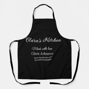 kitchen food chef add restaurant cater name detail apron