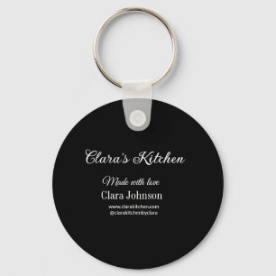 kitchen food chef add restaurant cater name detail key ring