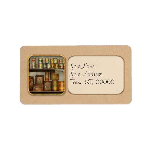 Kitchen - Food - Side dishes Label (Front)