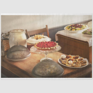 Kitchen - Food - The dessert course Tissue Paper