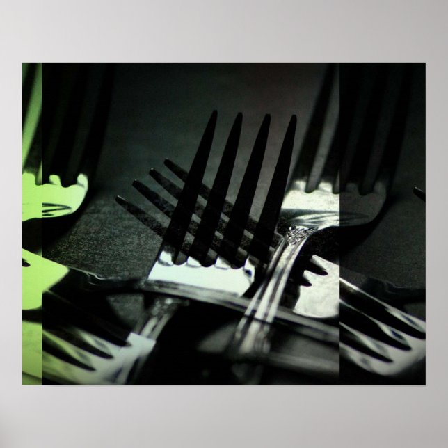 Kitchen Forks Poster (Front)