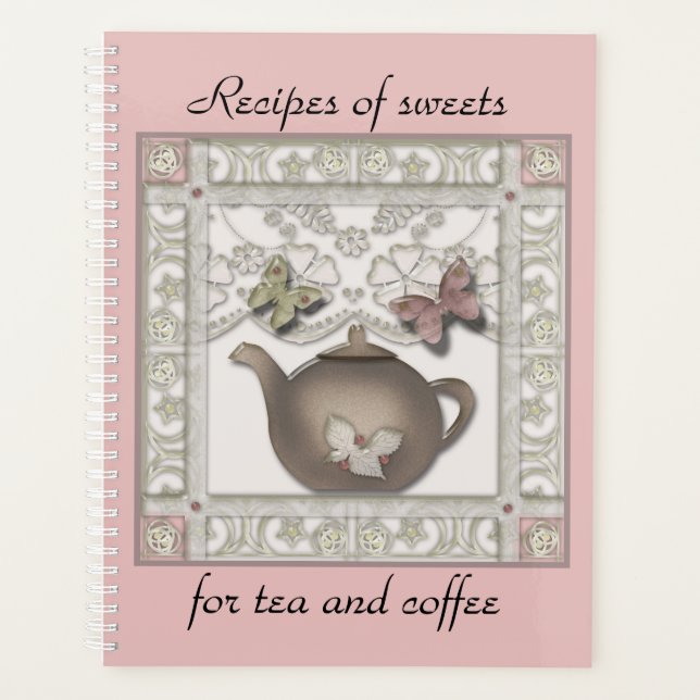 Kitchen glass tea pot beige colours planner (Front)
