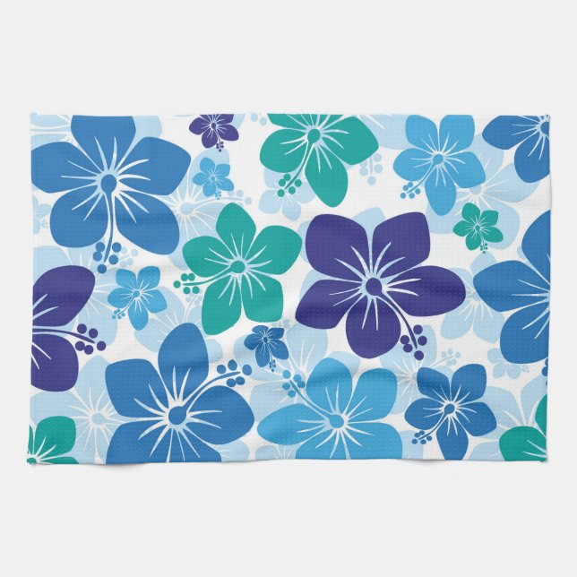 Kitchen Hand Towel/Hibiscus Tea Towel (Horizontal)