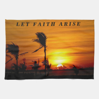 Kitchen Hand Towel Let Faith Arise