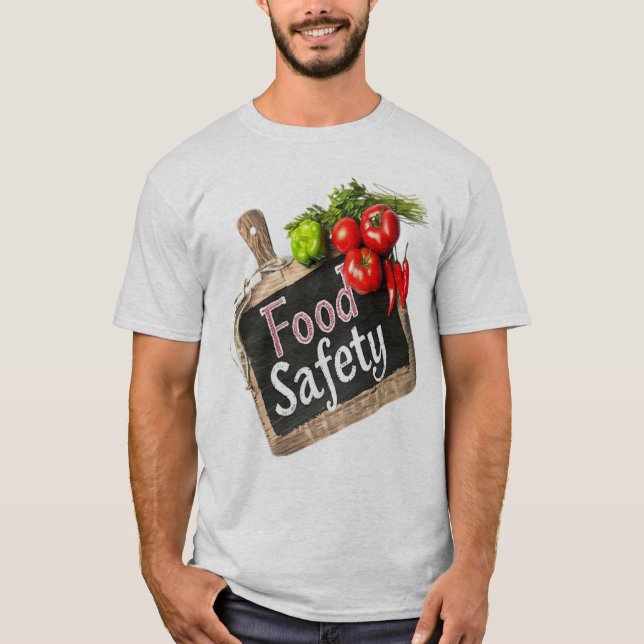 Kitchen Hygiene Chalk Sign T-Shirt (Front)