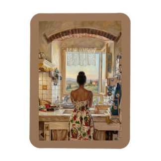 Kitchen in Tuscany Magnet