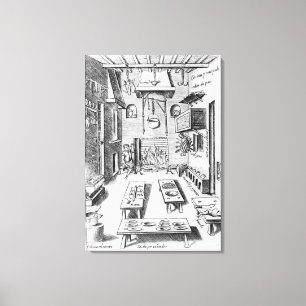 Kitchen interior canvas print