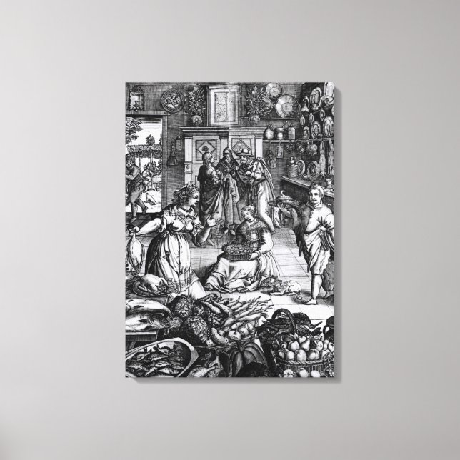 Kitchen Interior Canvas Print (Front)