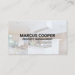 Kitchen Interior Home   Construction   Realtor Business Card