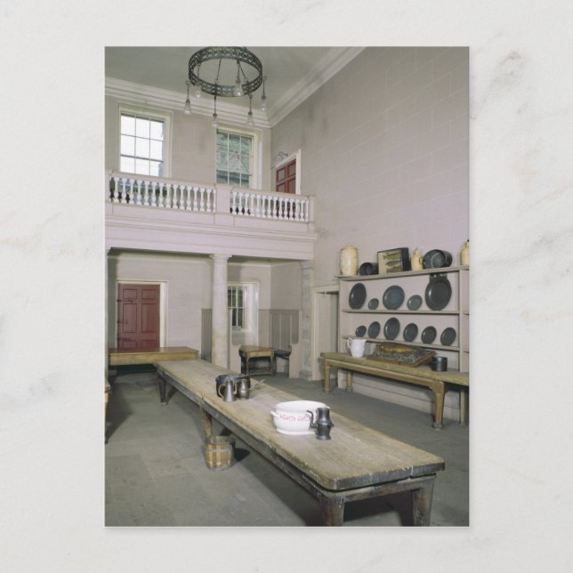 Kitchen Interior mid 18th century Postcard (Front)