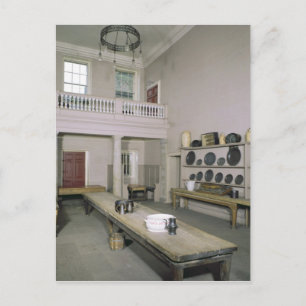 Kitchen Interior mid 18th century Postcard