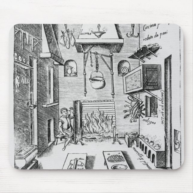 Kitchen interior mouse mat (Front)