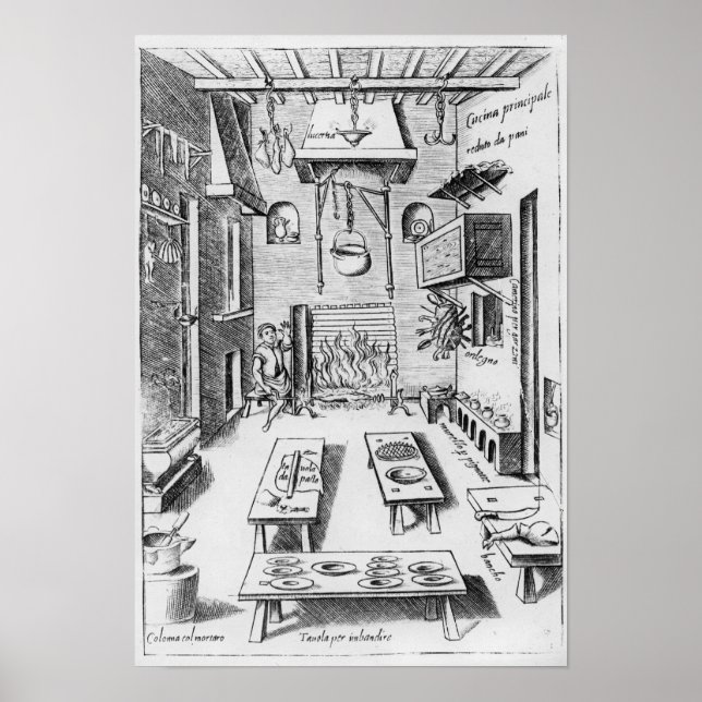 Kitchen interior poster (Front)
