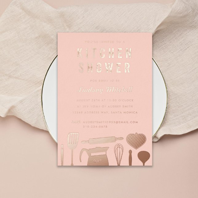 Kitchen Items Bridal Shower Rose Gold (Creator Uploaded)