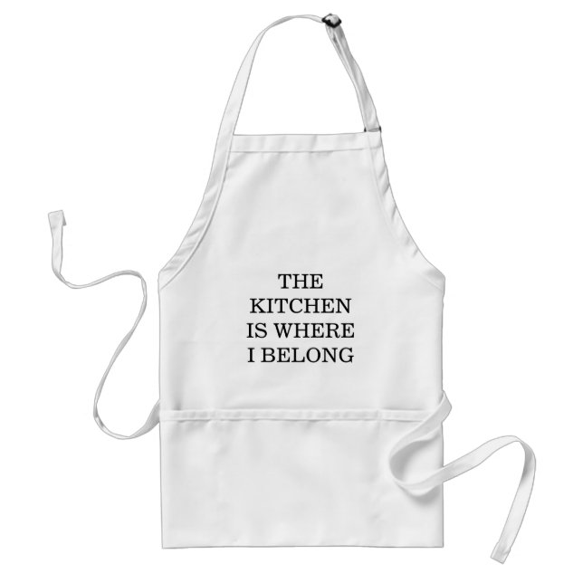 Kitchen joke apron (Front)