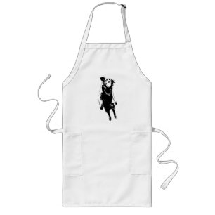 Kitchen jump cheer long apron