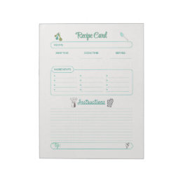 Kitchen Keepsakes Your Treasured Recipes Notepad