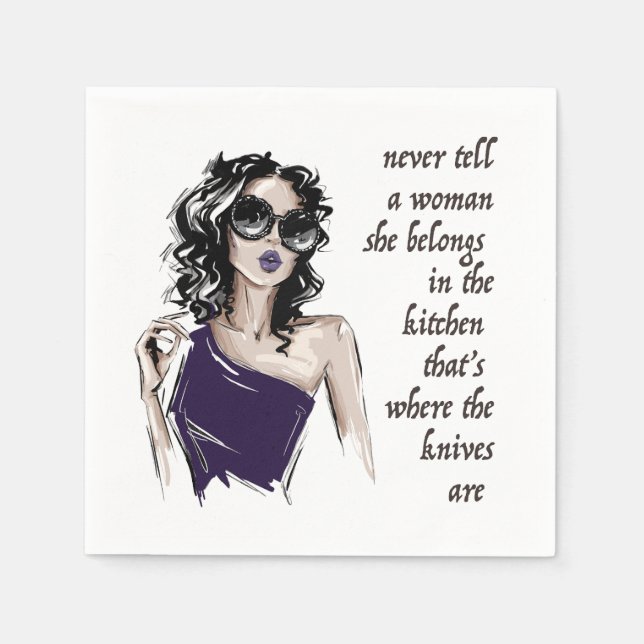 Kitchen Knives belong Napkin (Front)