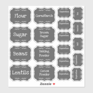 Kitchen Labels Pantry Labels Editable