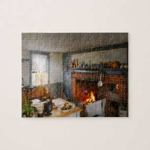 Kitchen - Life happens in the kitchen Jigsaw Puzzle