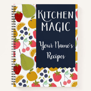 Kitchen Magic Personalised Fruit Recipes Notebook