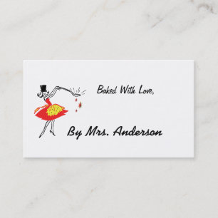 Kitchen Magician Custom Retro Business Card