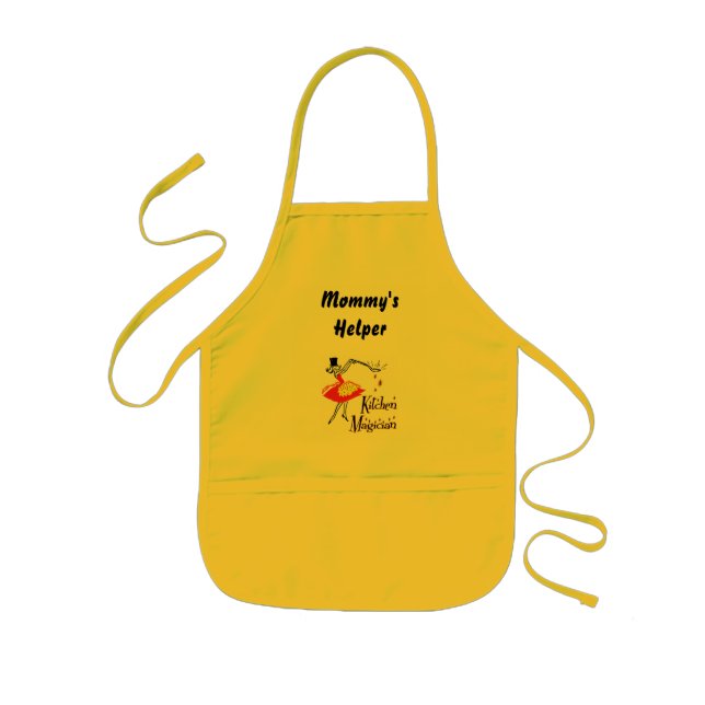 Kitchen Magician Customisable Retro Child's Apron (Front)