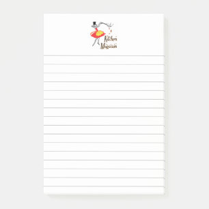 Kitchen Magician Retro Lined Post it Notes