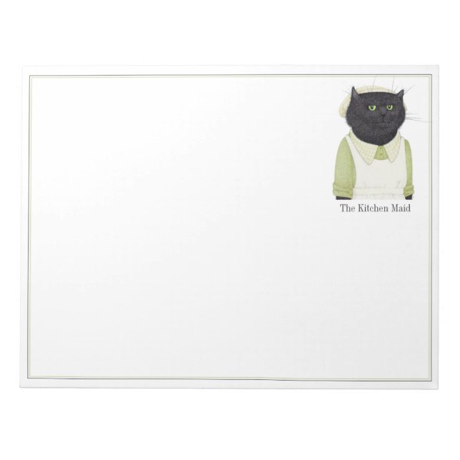 KITCHEN MAID CAT 11x8.5 Notepad  (Front)